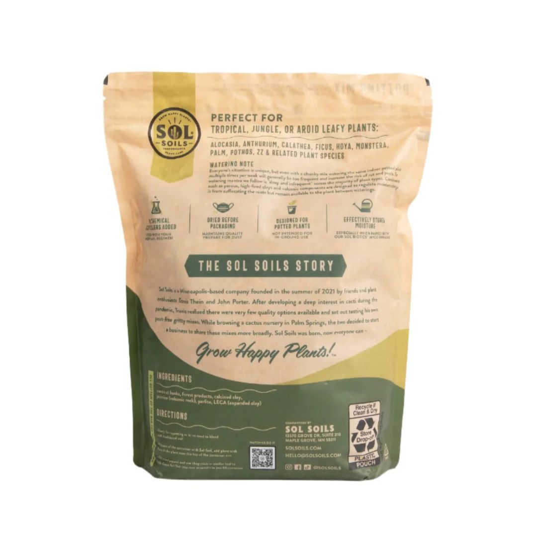 Houseplant Chunky Mix - Sol Soils - 2 QT | Mahoney's Garden Center